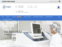 Tablet Screenshot of bioanalisisibague.com